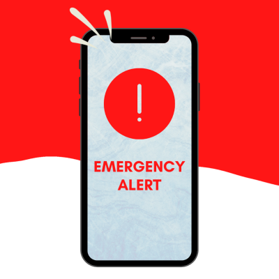 Phone Notification Emergency Alerts Logo